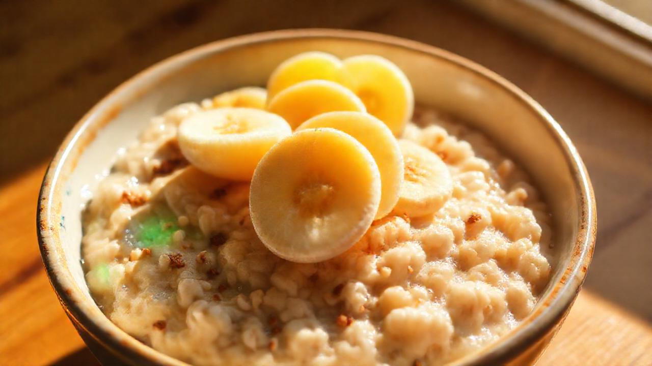 Avena y plátano: desayuno saludable y nutritivo