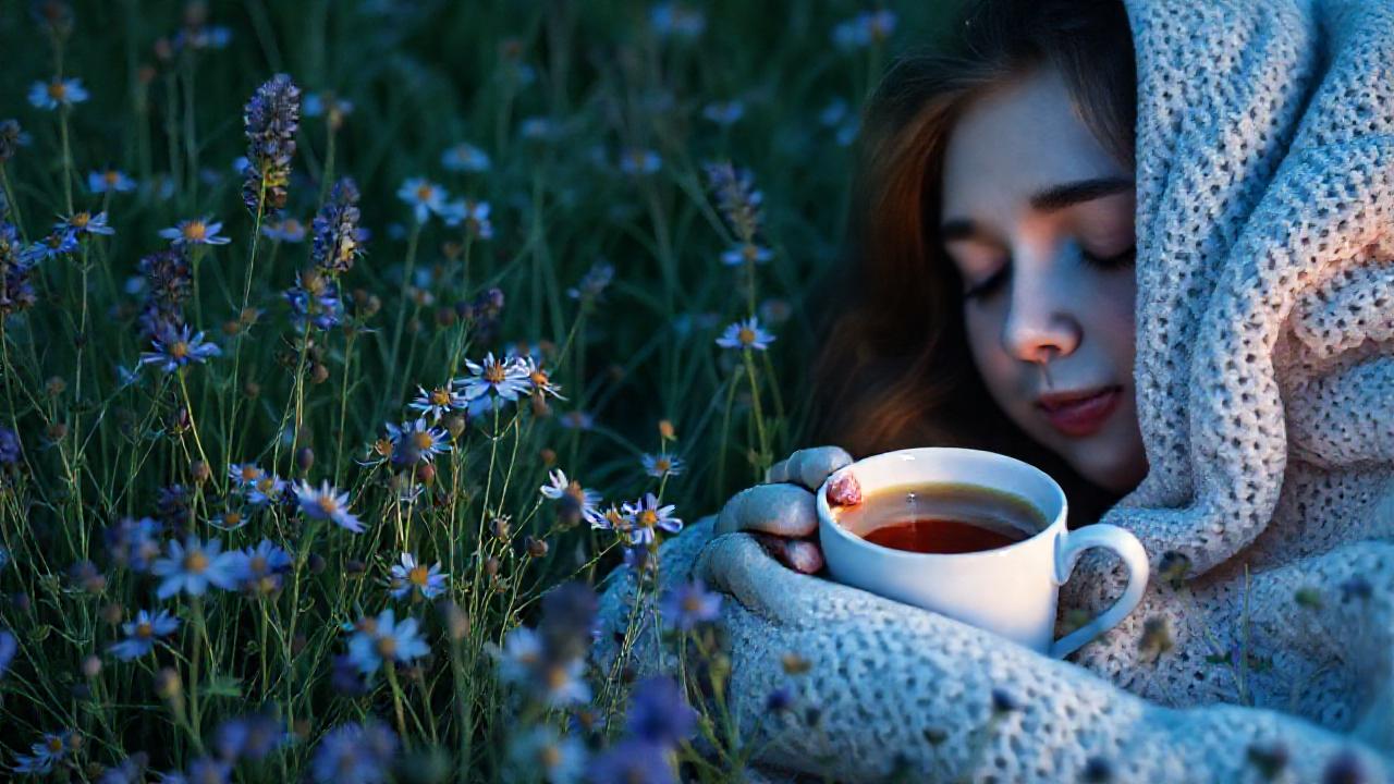 Tranquilidad, té y alivio del sueño