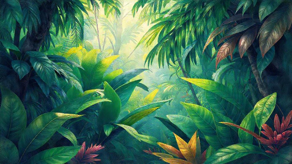 Bosque tropical detallado