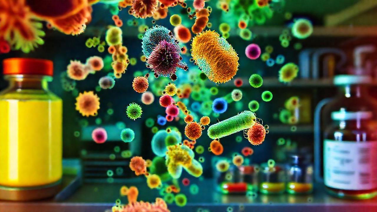 Bacterias diversas fermentan en laboratorio