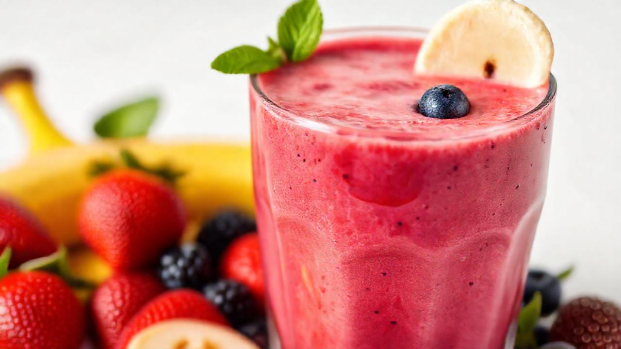 Batido saludable, piel radiante y vibrante