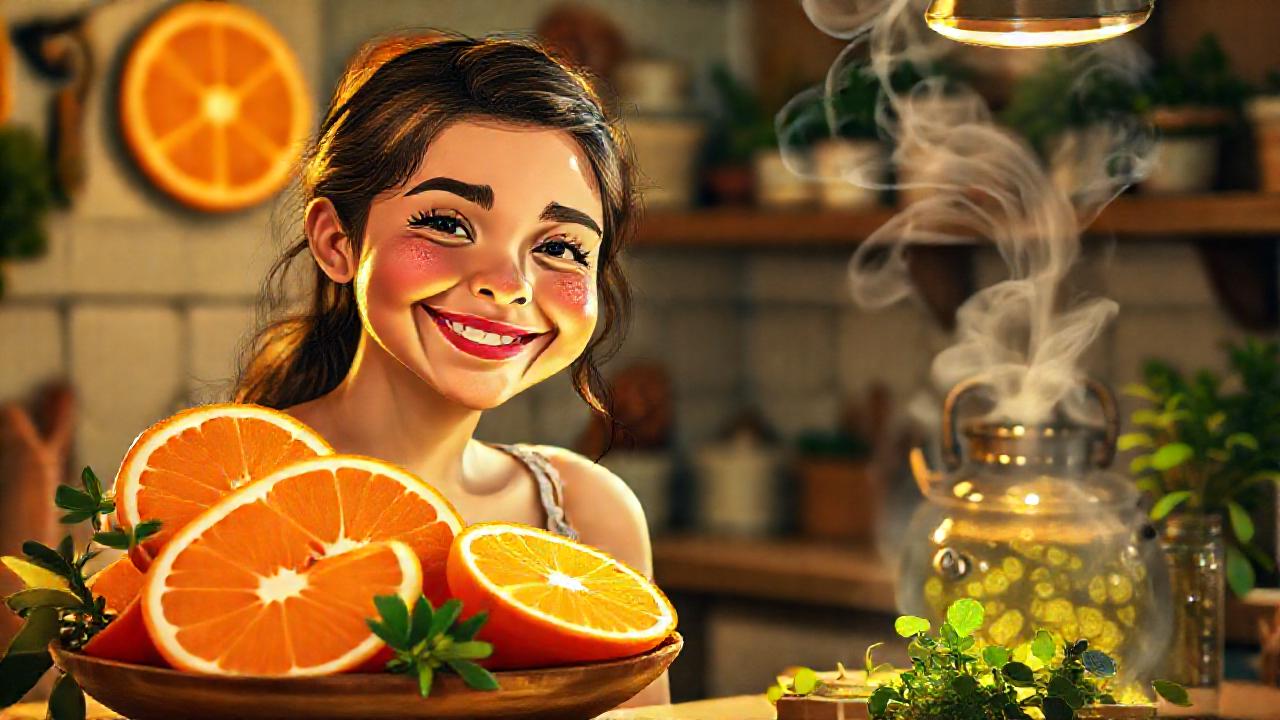 Una cocina cálida y alegre brilla