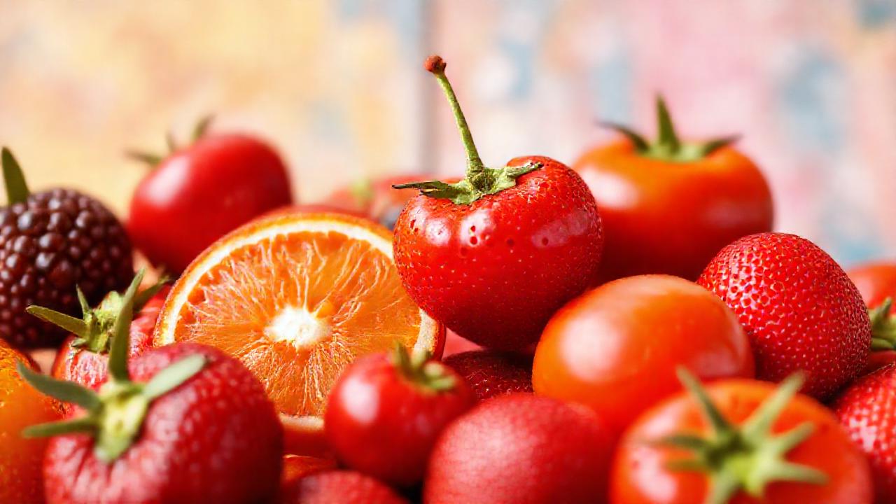 Frutas vibrantes promueven una dieta saludable