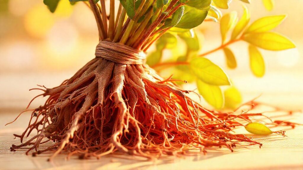 Té de bardana radiante promueve salud