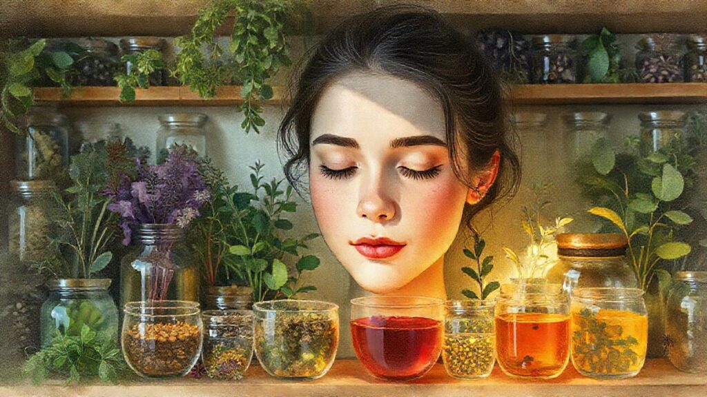 Té botánico brillante