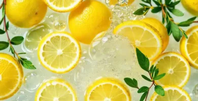 Agua de limón: fresca y vibrante
