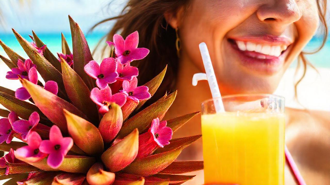 Fruta tropical refrescante y saludable