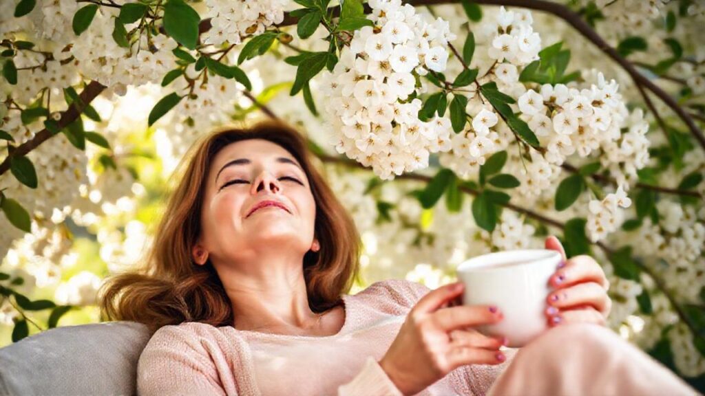 Un lirio en calma ofrece paz