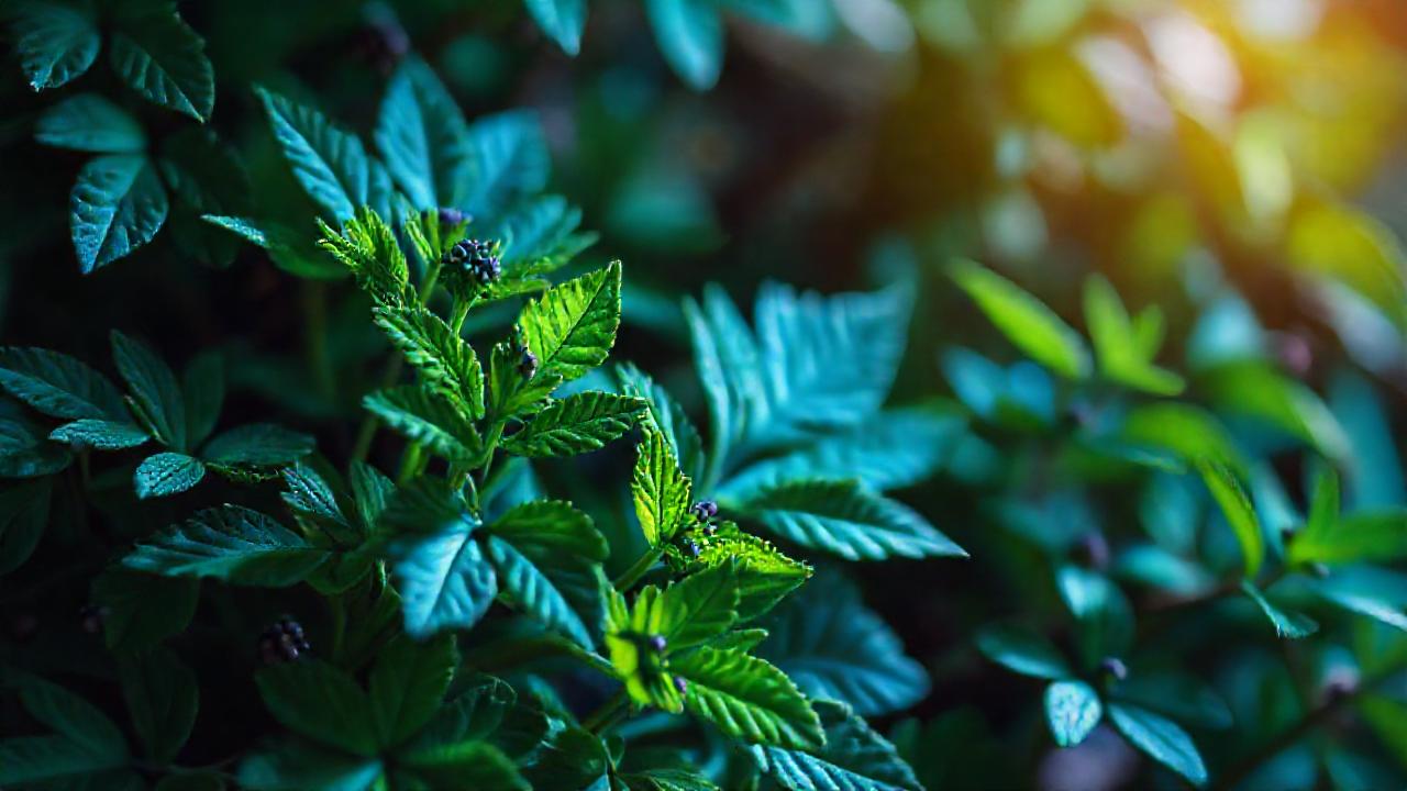 Hierbas antiguas brillan con calma