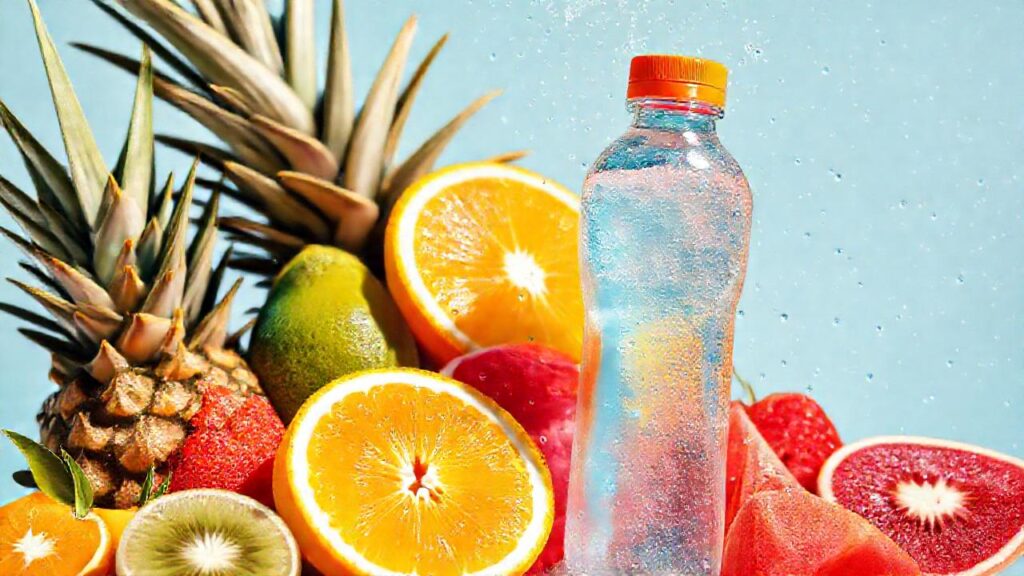 Frutas tropicales hidratan un estilo saludable