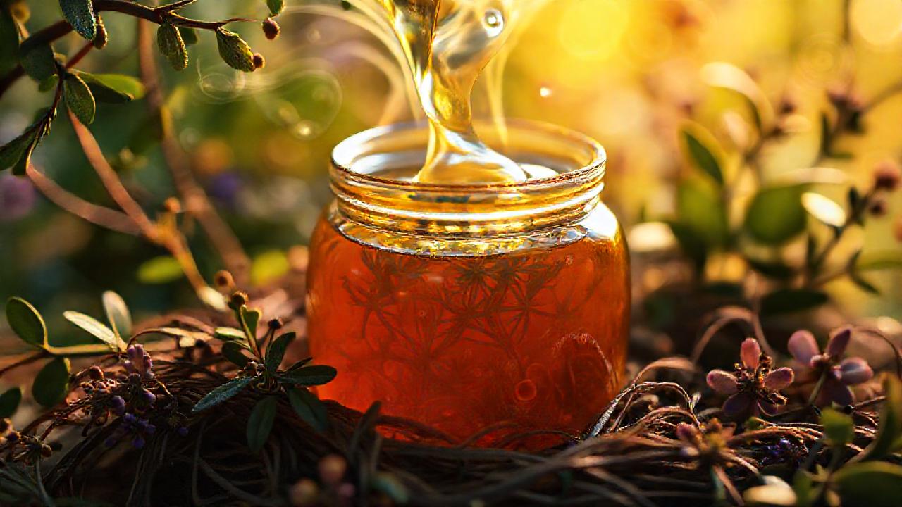 Una ilustración botánica tranquila y vibrante