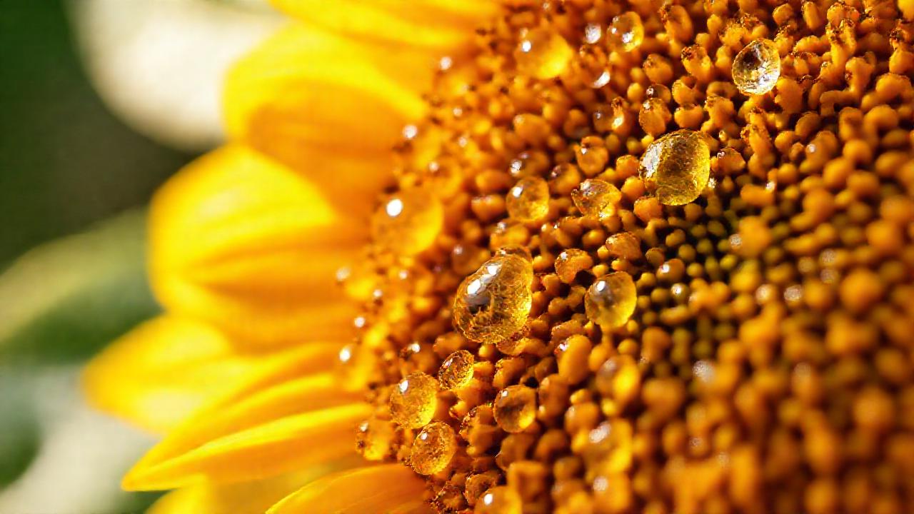 Semillas de girasol doradas, salud natural