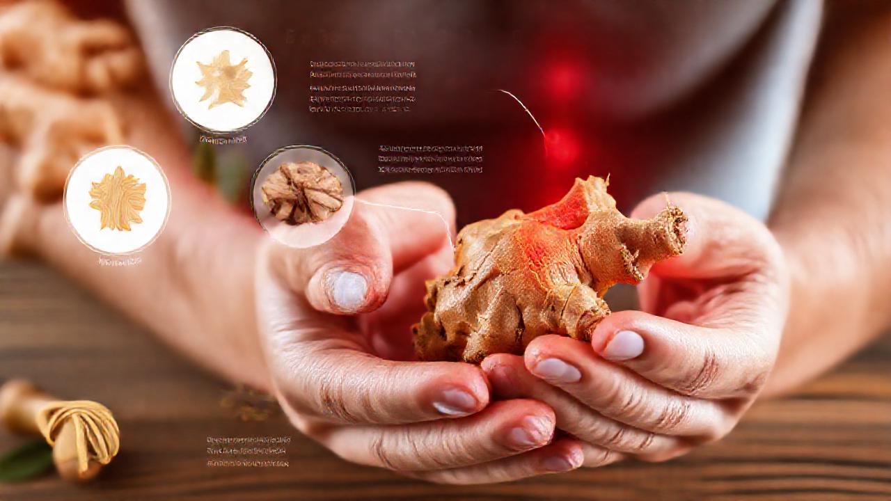 Jengibre alivia el dolor y calma