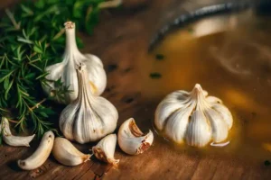 Una mesa rústica invita a cocinar
