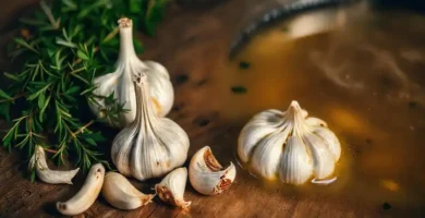 Una mesa rústica invita a cocinar