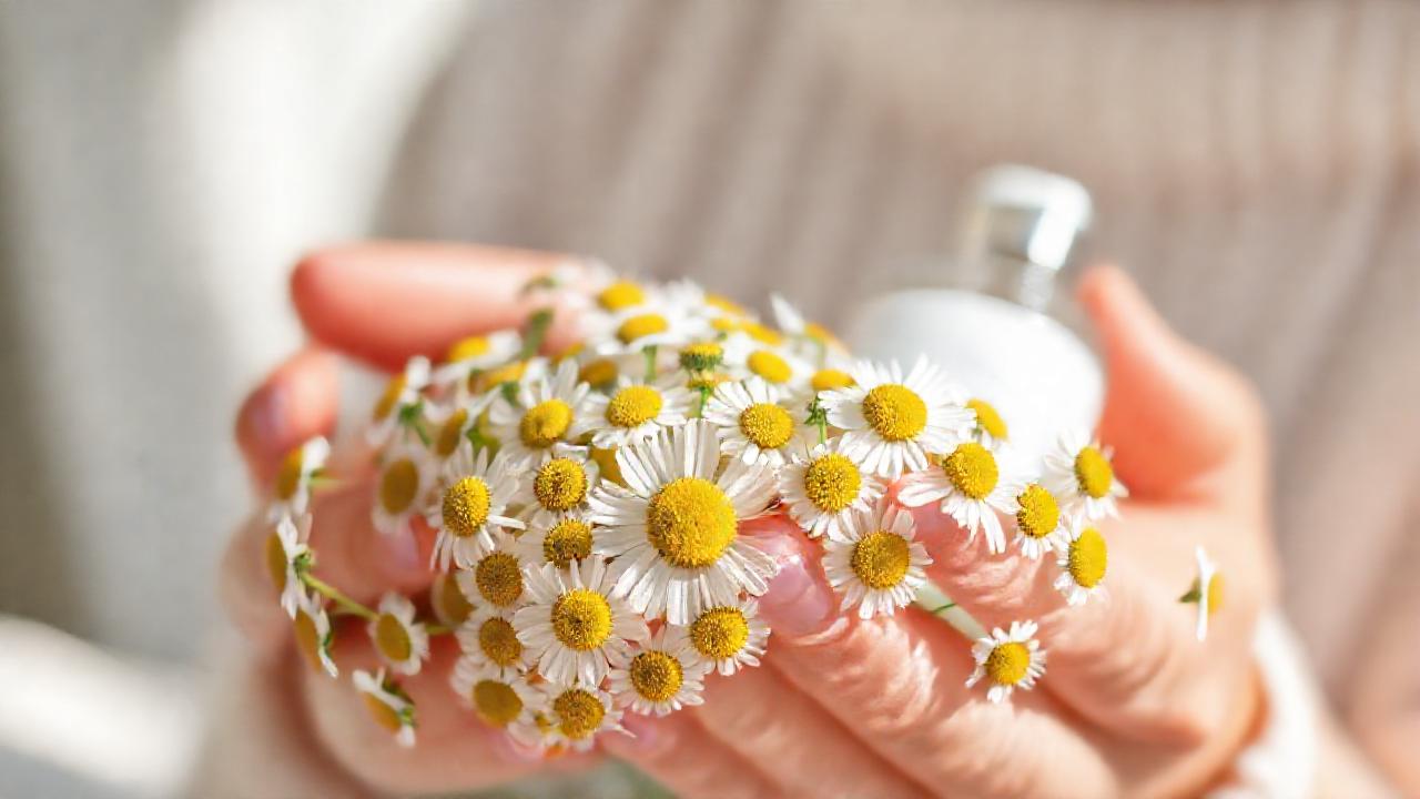 Manzanilla suave alivia alergias y calma