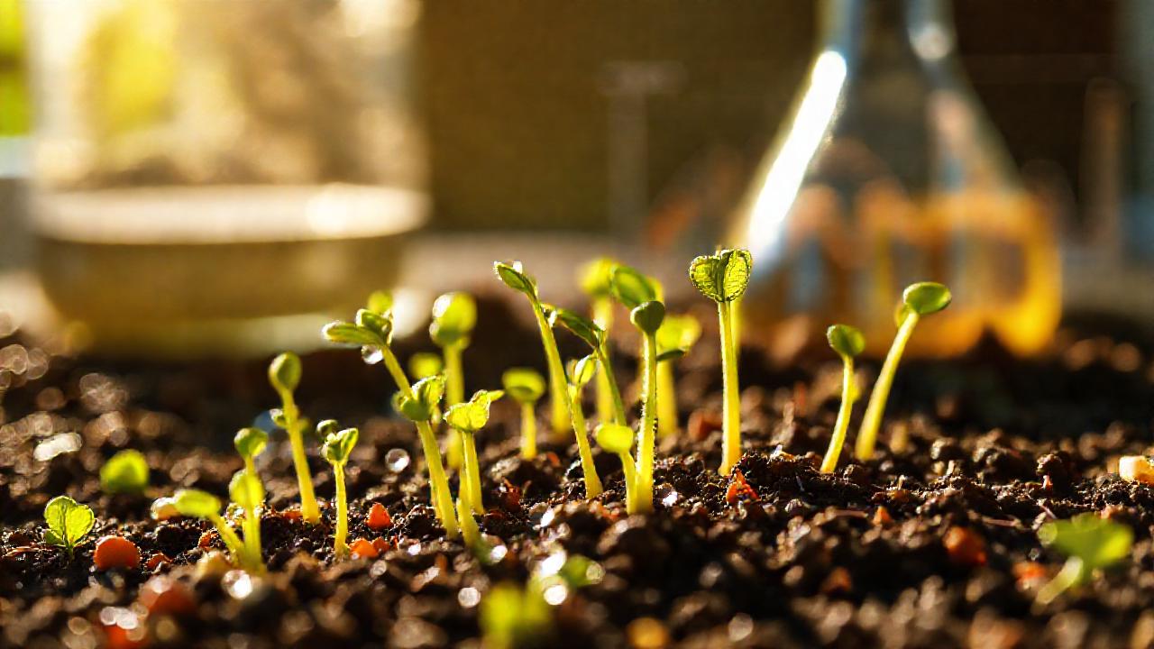 Semillas germinan, ciencia y esperanza florecen