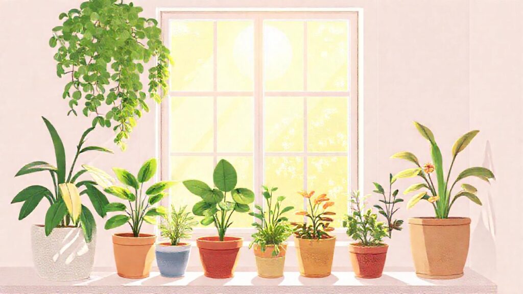 Un rincón tranquilo y botánico saludable