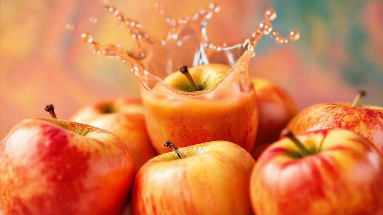 Manzanas frescas ofrecen un brillo saludable