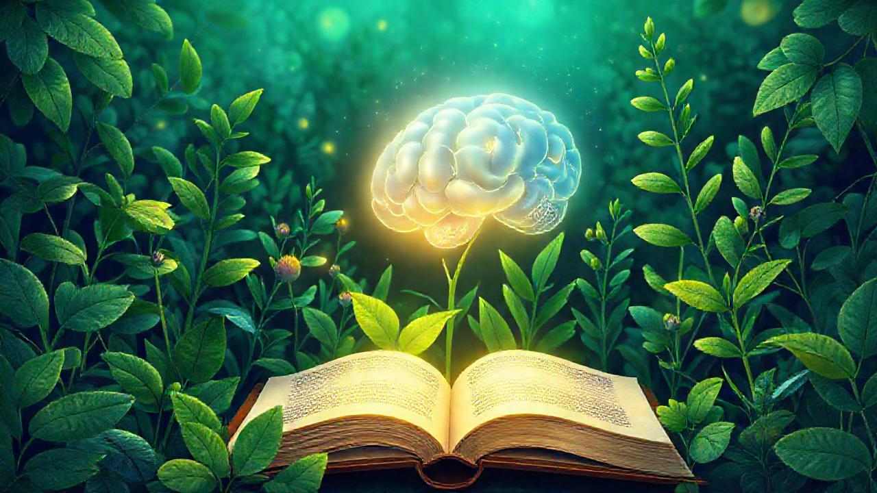 Ilustración botánica transmite conocimiento sereno