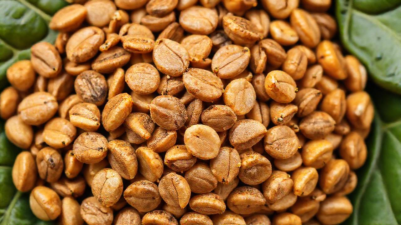 Semillas de calabaza ilustran texturas naturales