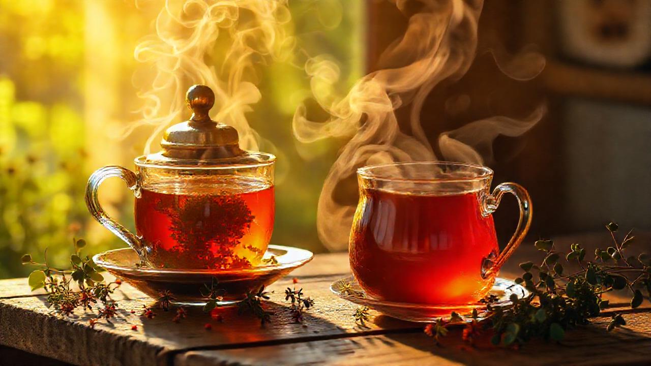 Un té cálido inspira paz y energía