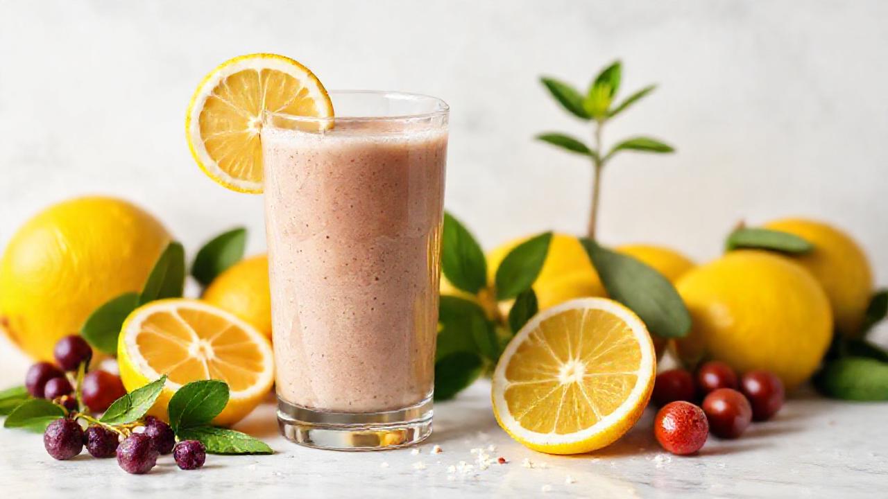 Batido de limón y chía para bienestar