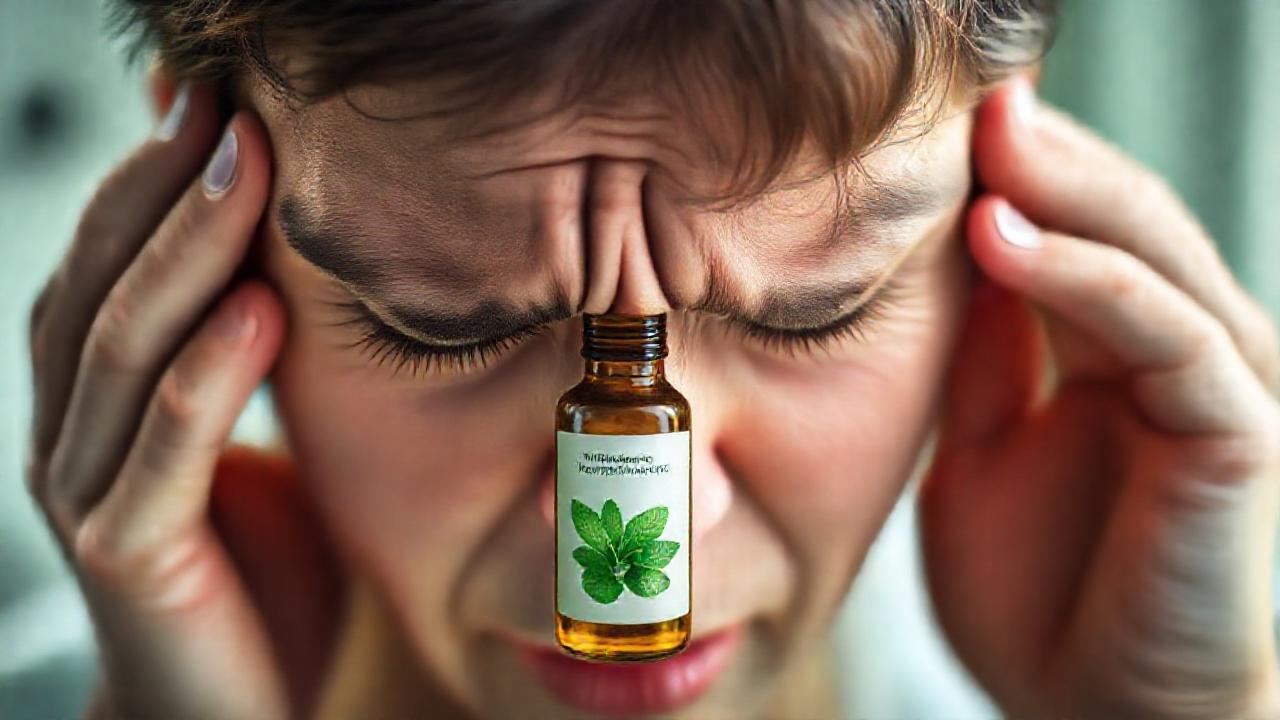 Dolor intenso, menta y salud