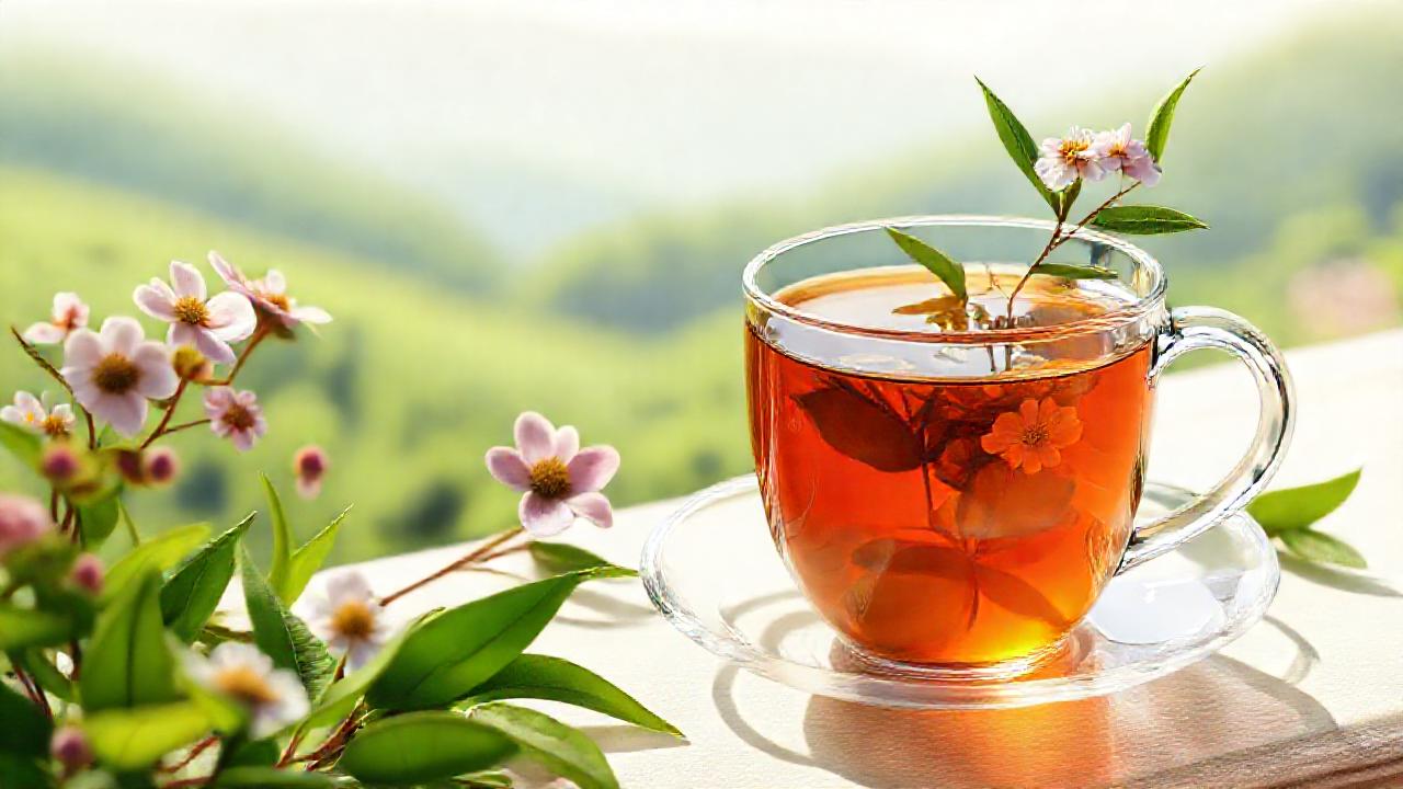 Té floral crea serenidad natural