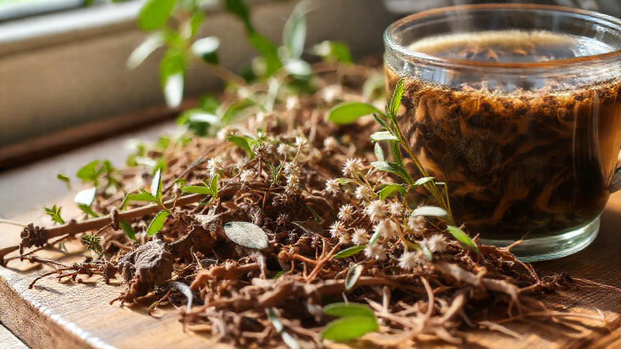 Hierbas calmantes evocan serenidad natural y suave