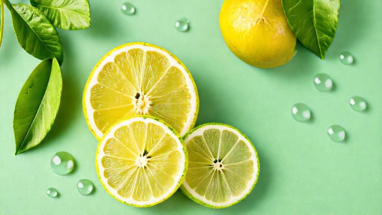 Fruta cítrica natural, saludable y vibrante