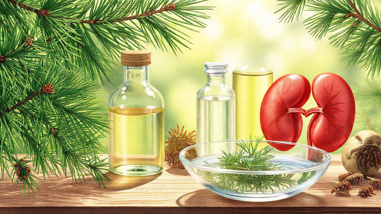 Ilustración natural de pureza renal