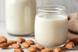 Leche de almendras cremosa