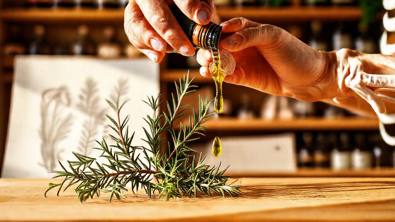 Hierbas de romero y salud natural