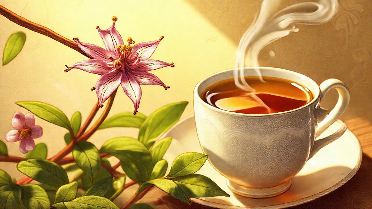 Té de hierbas calma el sistema linfático