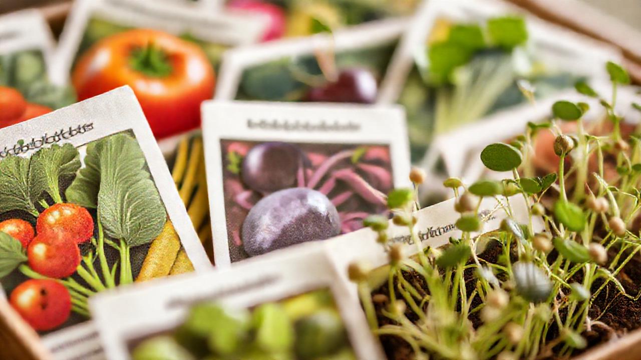 Semillas y vegetales evocan calma natural