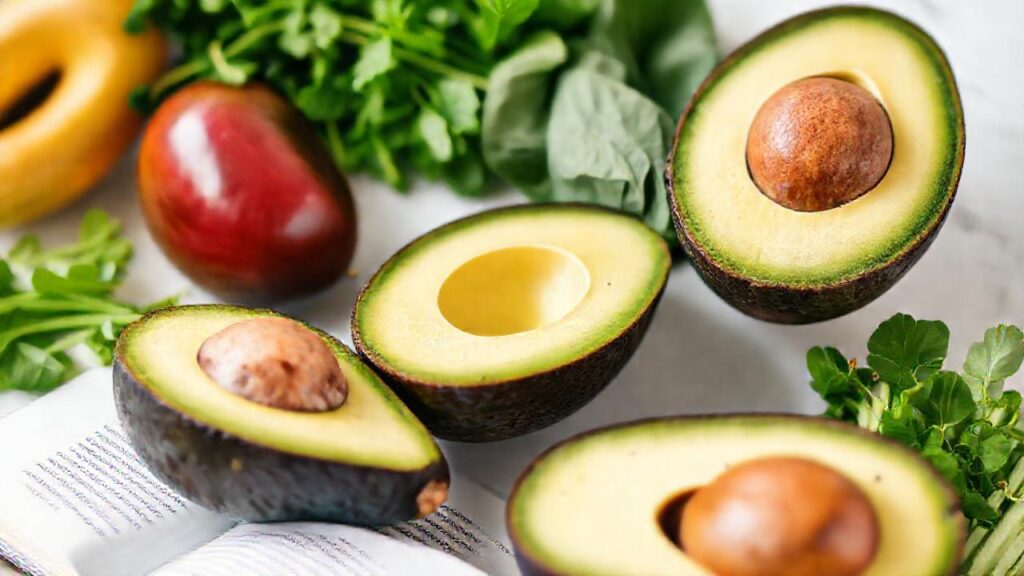 Receta saludable con ingredientes frescos