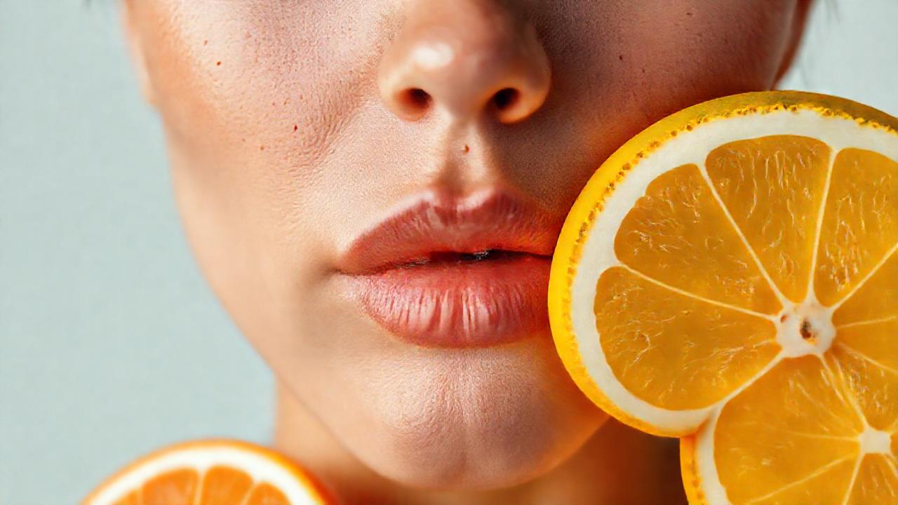 Frutas cítricas brillantes y refrescantes en estudio