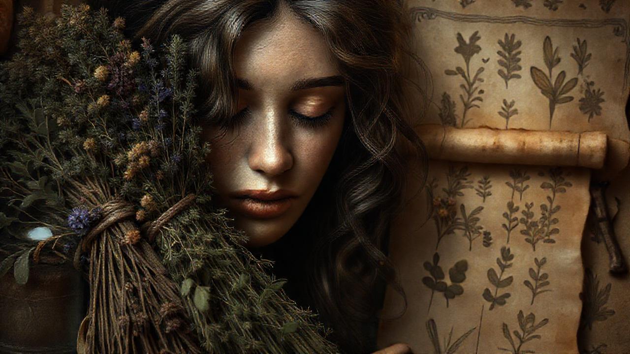 Un apotecario antiguo irradia calma y sabiduría