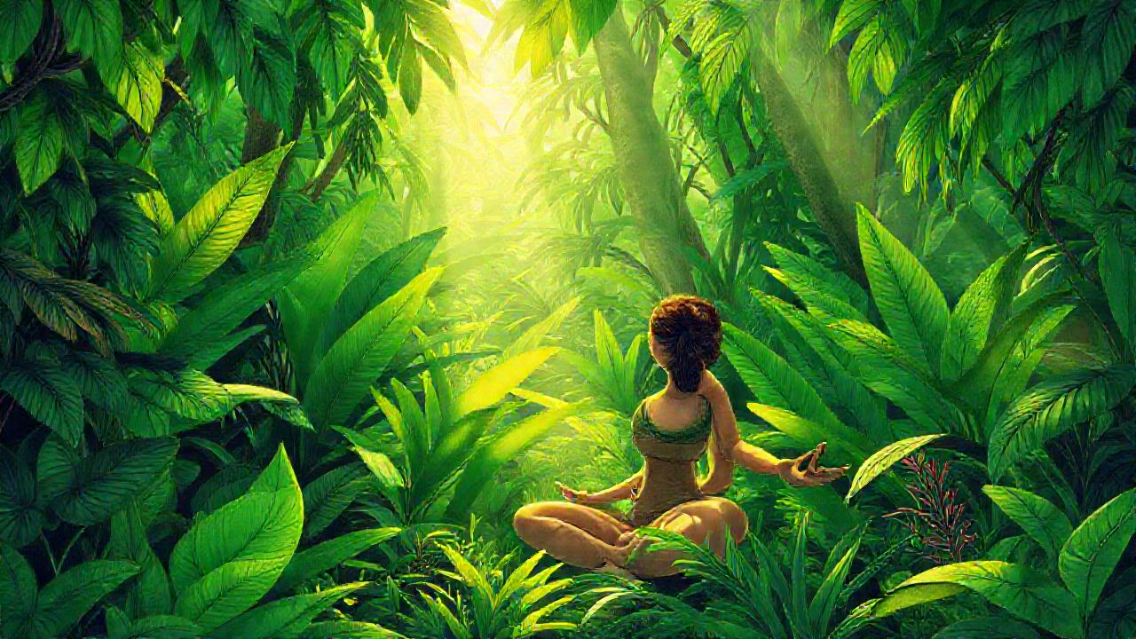 Bosque tropical exhala serenidad y vitalidad