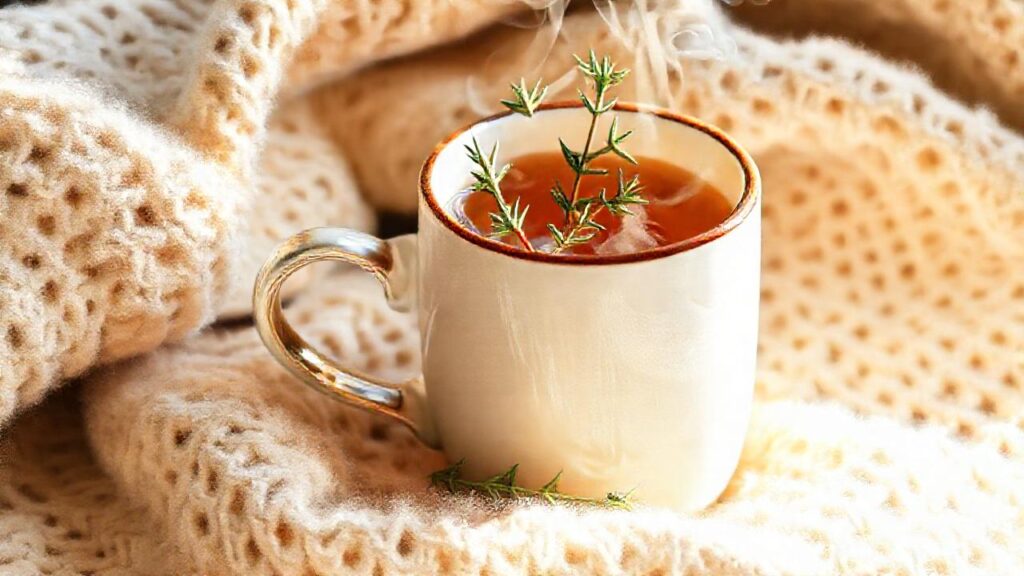 Té caliente alivia los síntomas del flu
