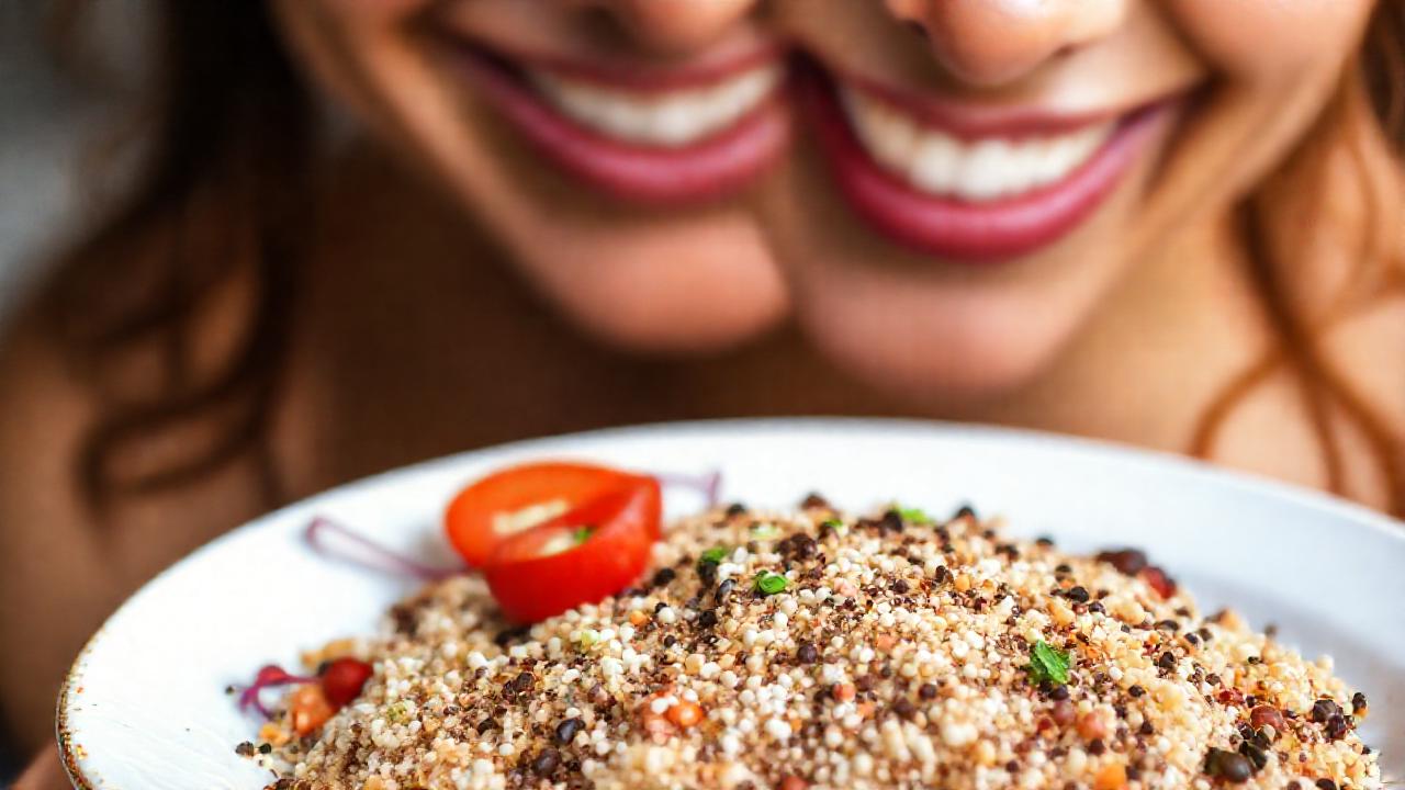 Alimentación vegana y saludable, apetitosa y natural