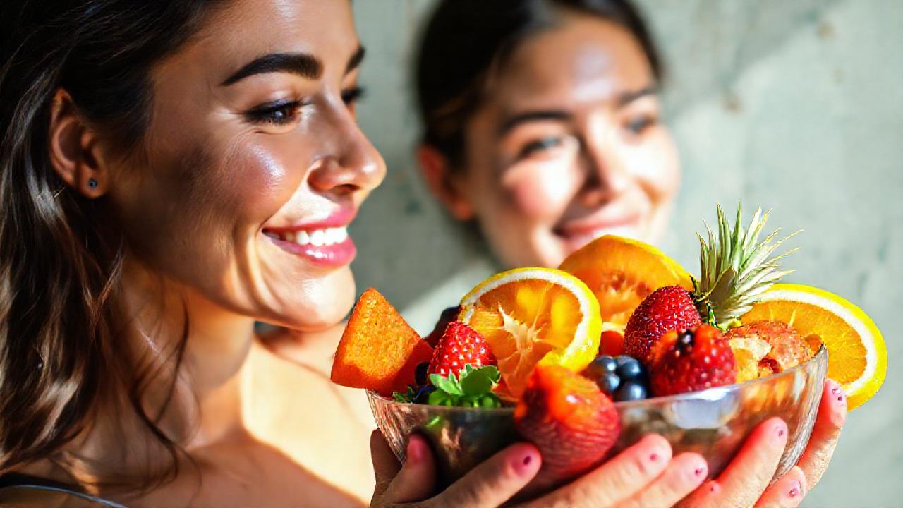 Una mujer saludable irradia bienestar y vitalidad