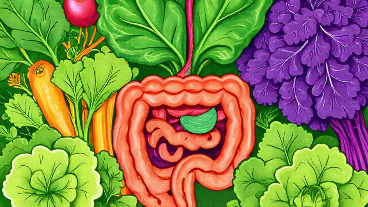 Verduras saludables mejoran la digestión