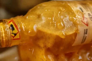 El jarabe de jengibre advierte de su textura