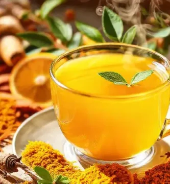 Té dorado saludable