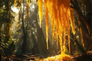 Bosque tropical asiático: sándalo y resina