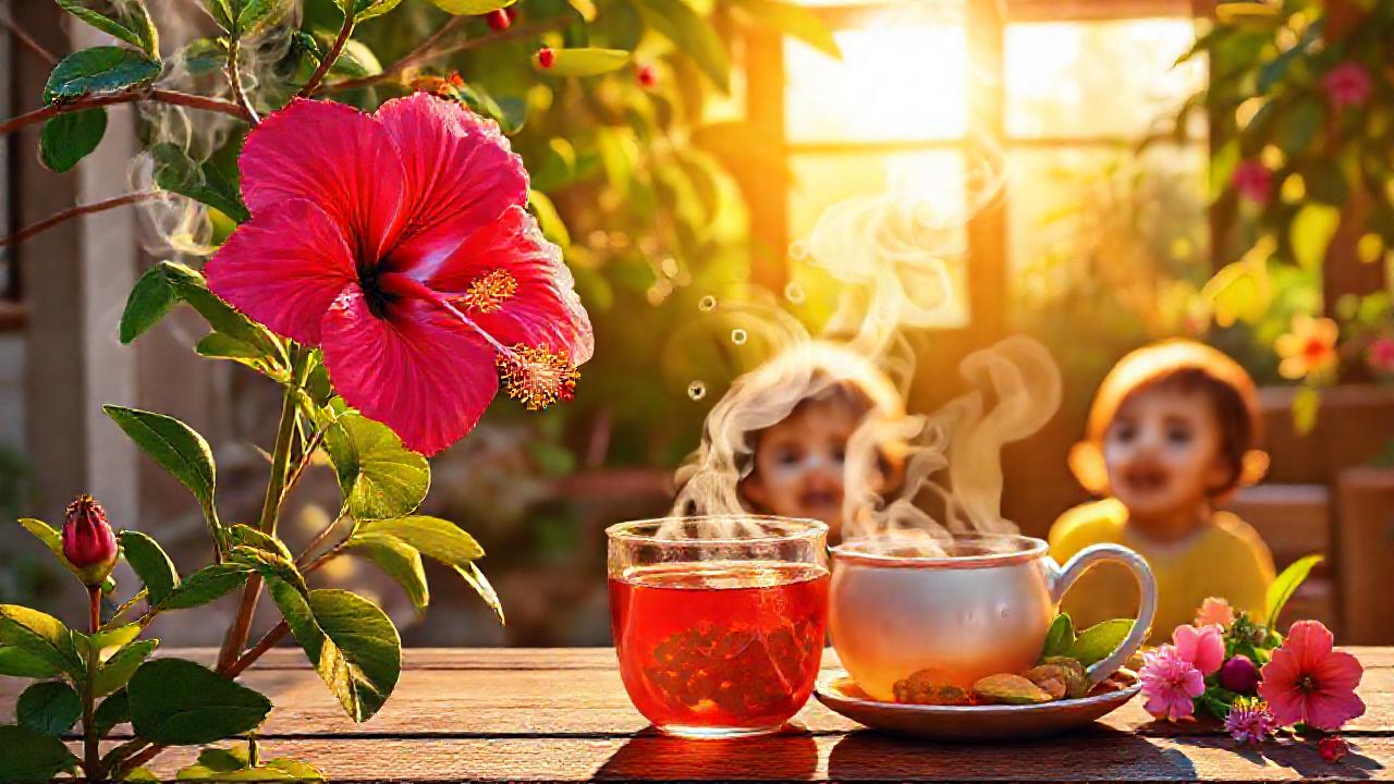 Hibiscus, té y calma natural