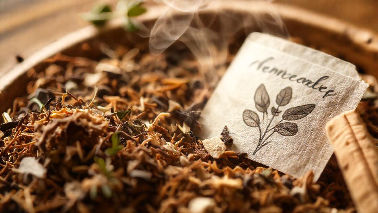 Hierbas y vapor para la respiración