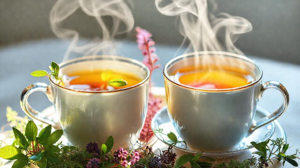 Té herbal relajante